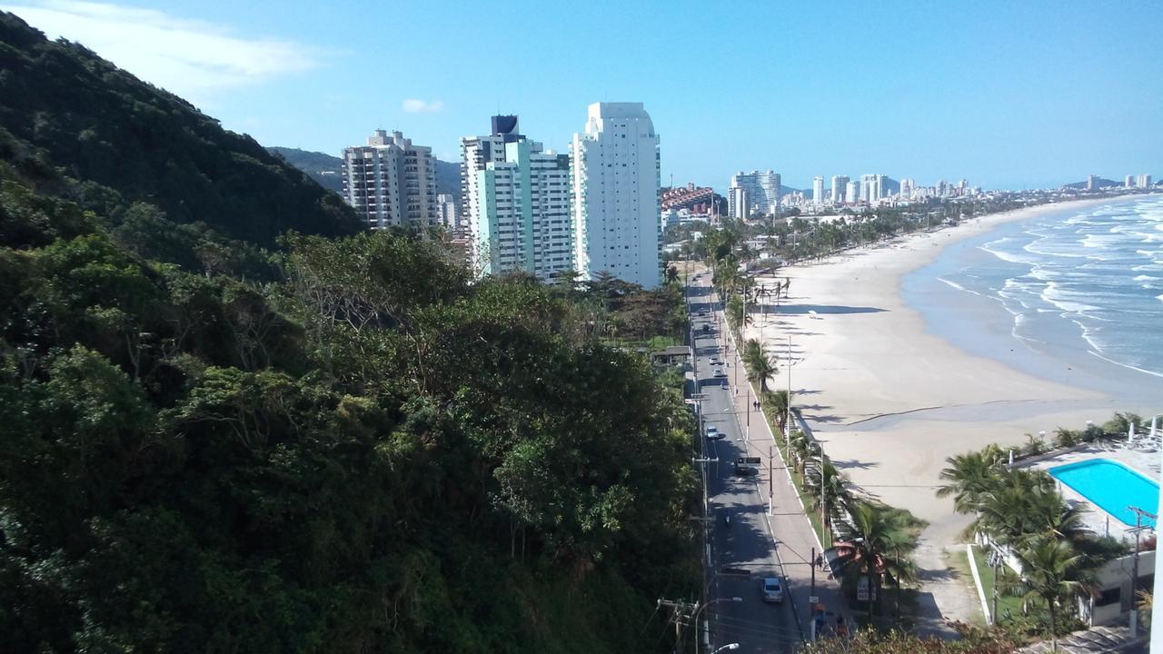 Apartamento Frente Para O Mar ,50 M Da Praia , Ar Condicionado Todos Quartos Guarujá Eksteriør billede